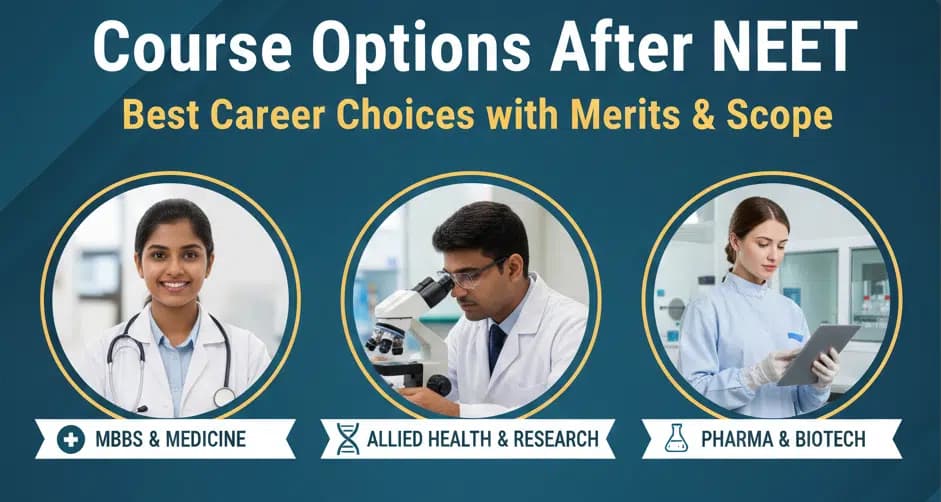 Course Options After NEET: Best Career Choices with Merits & Scope