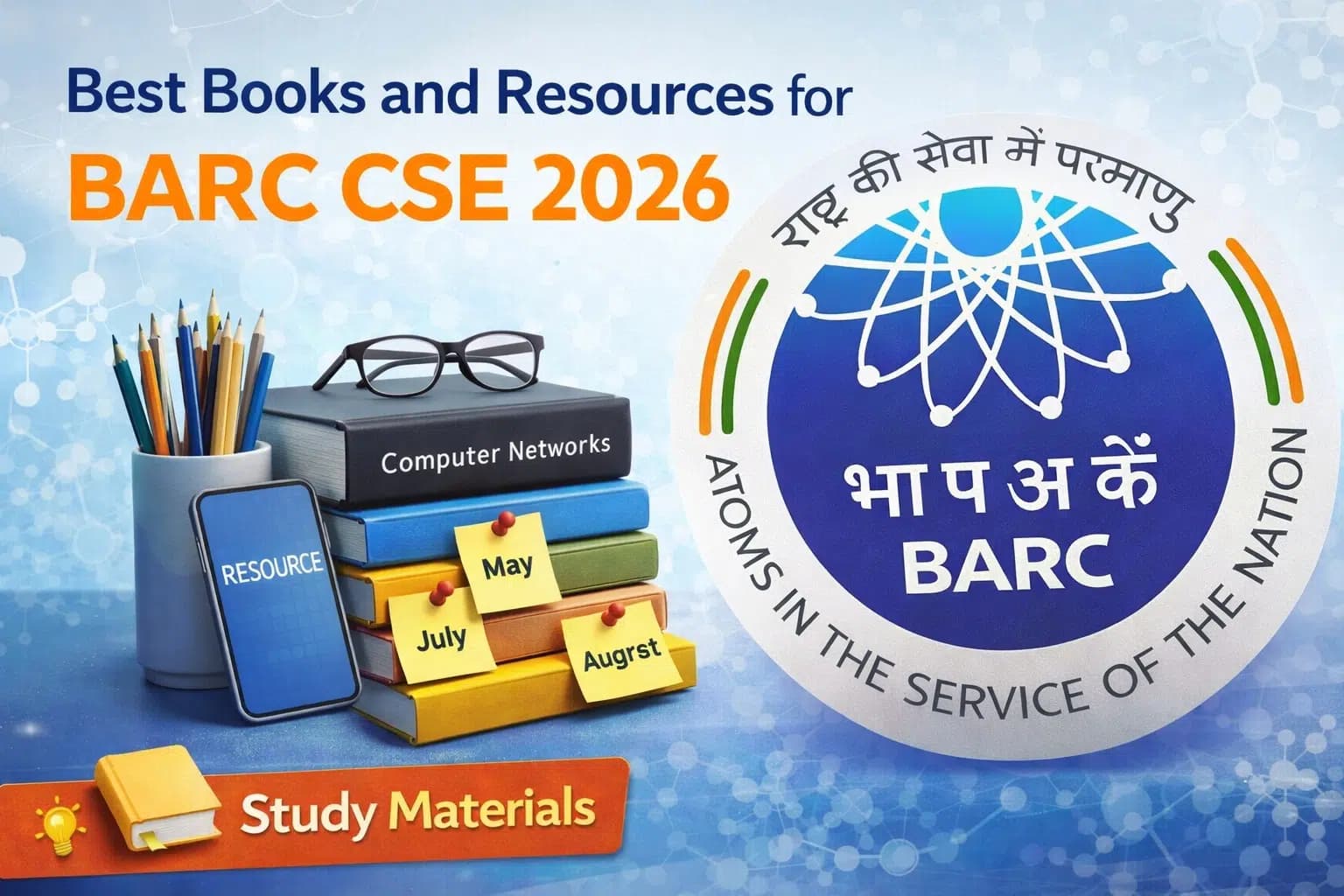 Best Books and Resources for BARC CSE 2026