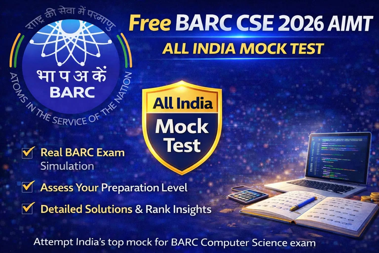 BARC CSE 2027 Free AIMT